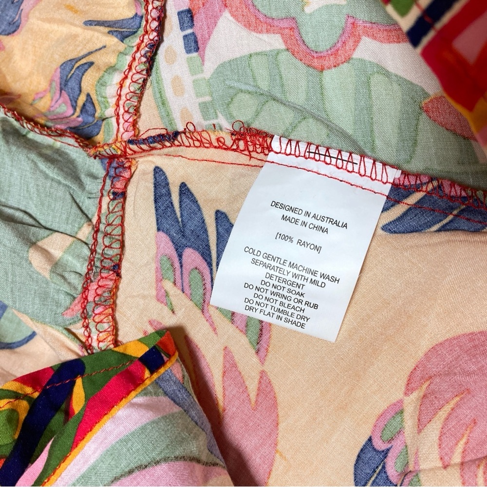 Label Of Love Anthropologie Calista Resort Mini Dress Cover Up V Neck Size small - Picture 9 of 16